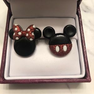 Minnie and Mickey Mouse Earrings